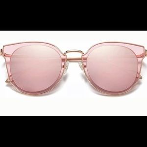 Light Pink Sojos‘ Round Polarized Sunglasses